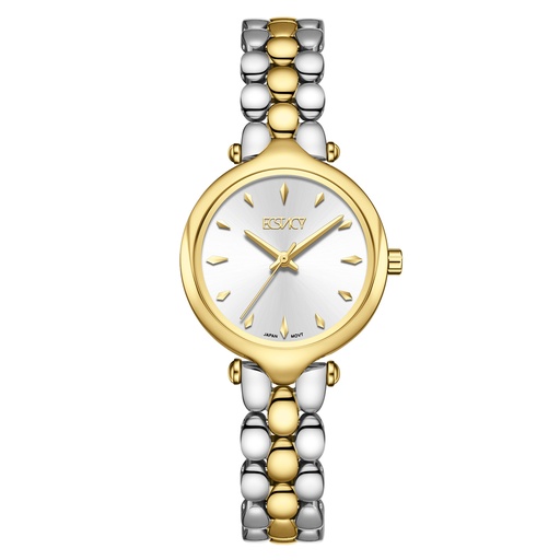 [E25503-TBTS] ECSTACY Women 2035 Fn Silver Dial E25503-TBTS