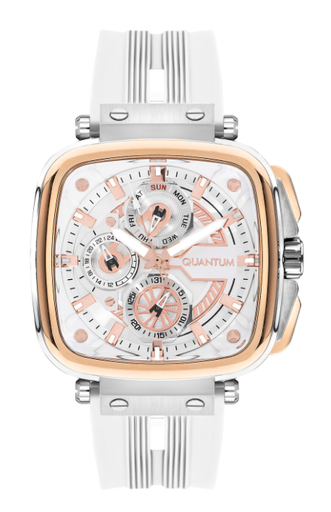 [PWG1014.533] QUANTUM Men Multifunction Fn White Dial PWG1014.533