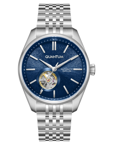 [QMG1207.390] QUANTUM Men Automatic Fn Blue Dial QMG1207.390