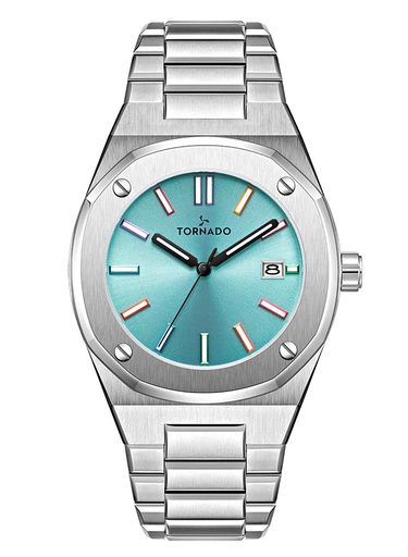 [T23003-SBSL] TORNADO AURORA TWILIGHT Men's Analog Blue Dial Watch - T23003-SBSL